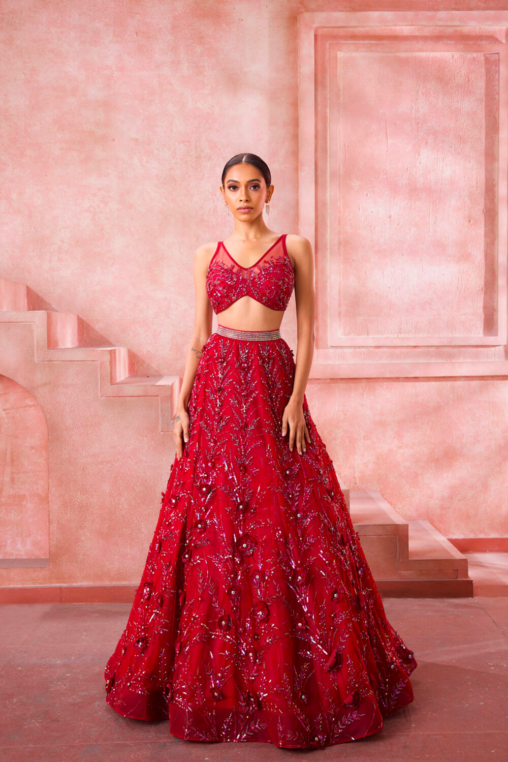 Kanakpriya-Sequin Lehenga