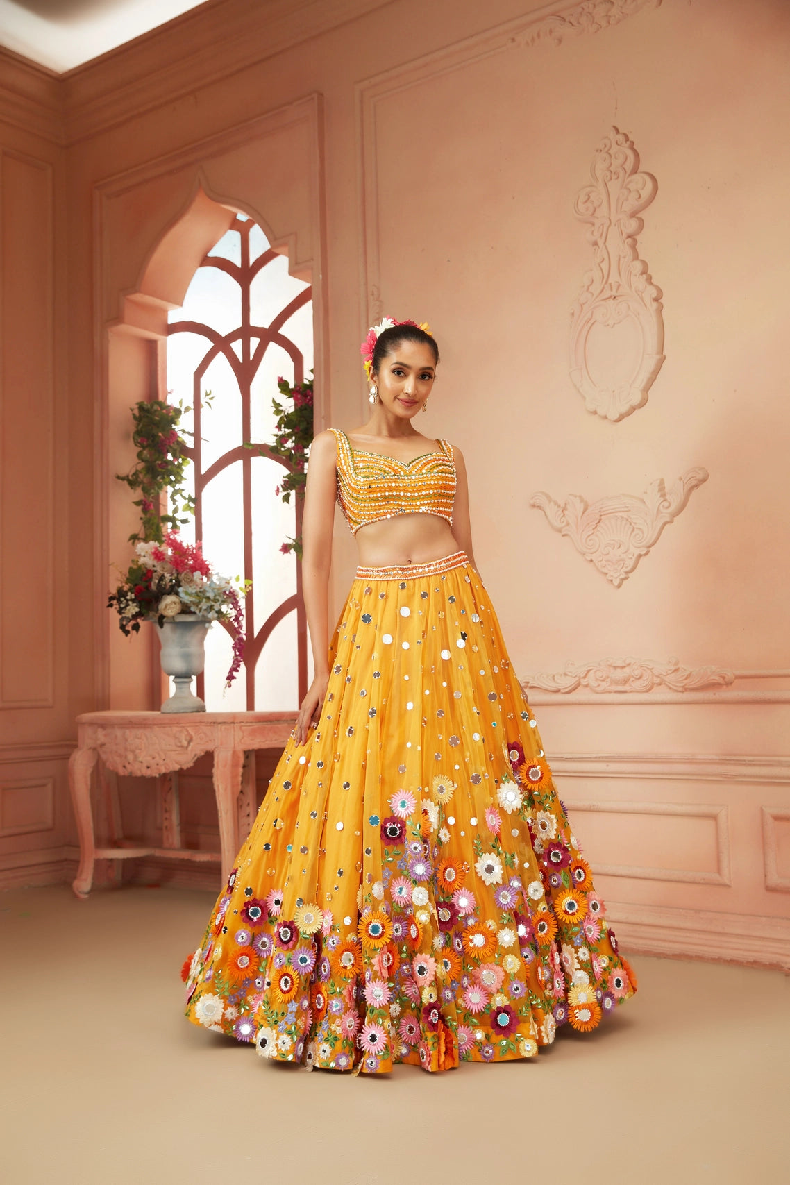 5 Bridal Lehenga Inspirations for 2018 from the house of Indian Designers –  GirlandWorld