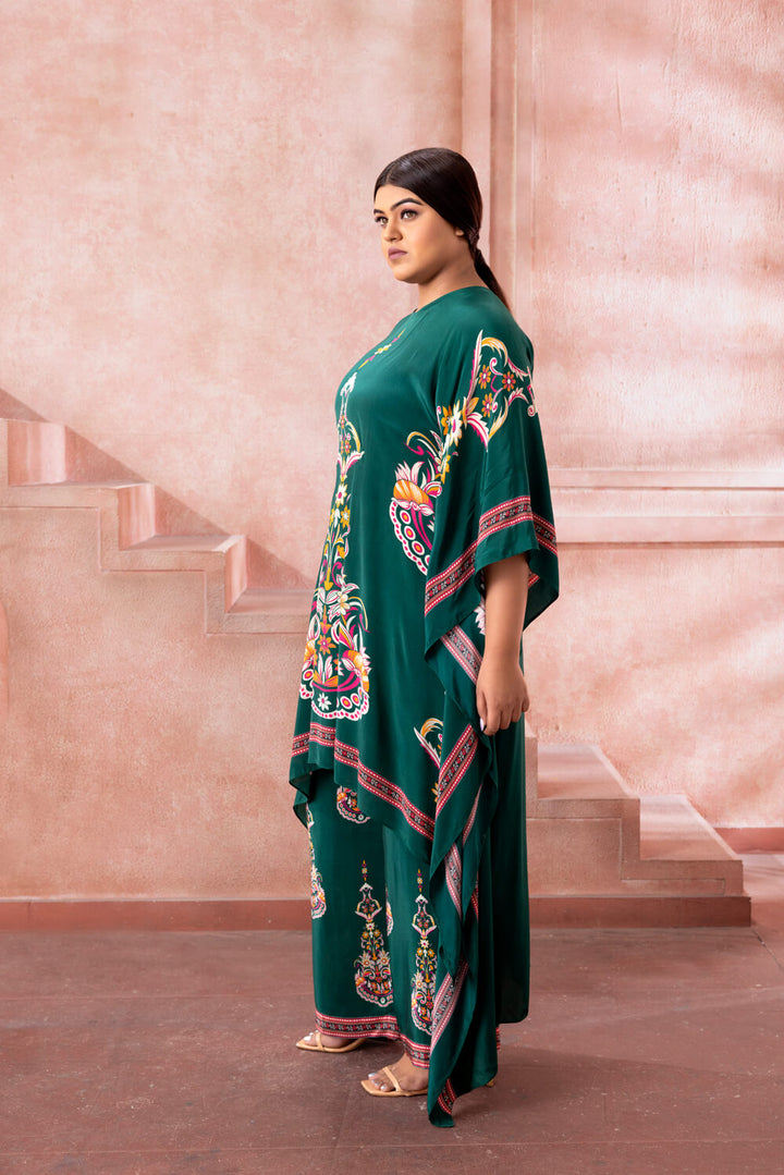 Aarohi- Emerald Green Co-ord set - NSL FASHION PVT LTD