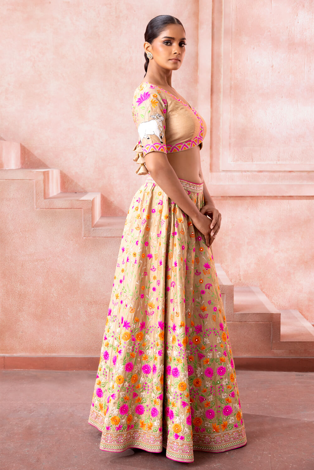 Amaya- Resham Lehenga - NSL FASHION PVT LTD