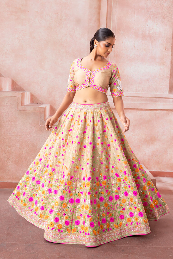 Amaya- Resham Lehenga - NSL FASHION PVT LTD