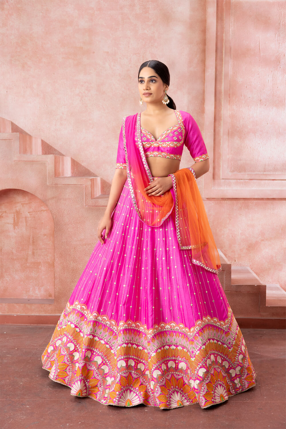 Chandra- Resham Lehenga - NSL FASHION PVT LTD