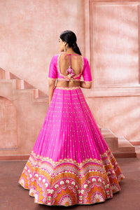 Chandra- Resham Lehenga - NSL FASHION PVT LTD