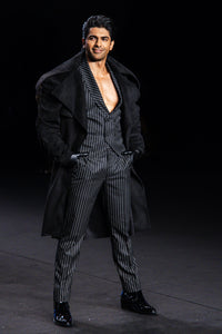 Dapper - Pinstripe Suit 3 Piece Suit - NSL FASHION PVT LTD