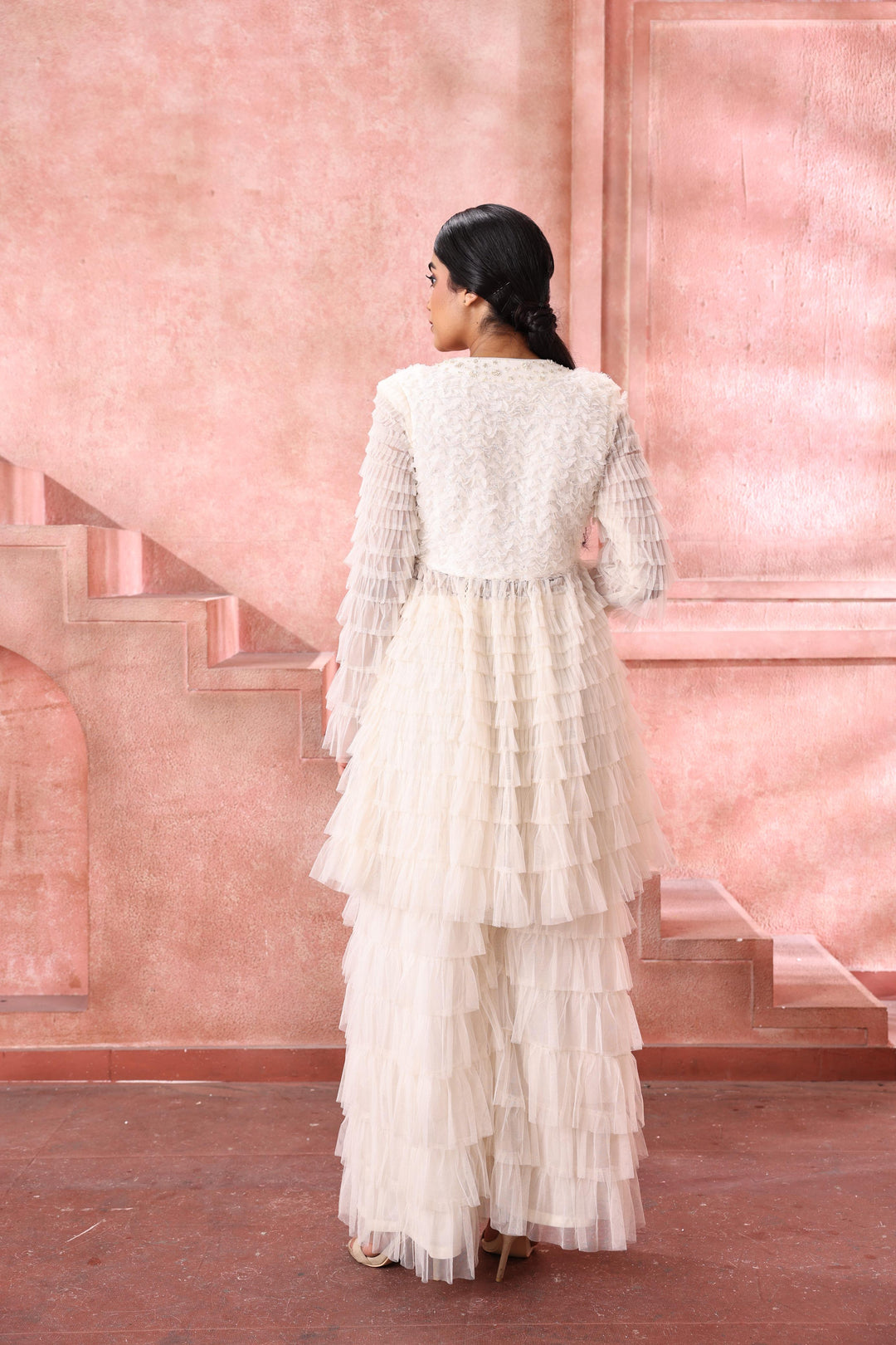 Hiya-Ruffled set - NSL FASHION PVT LTD