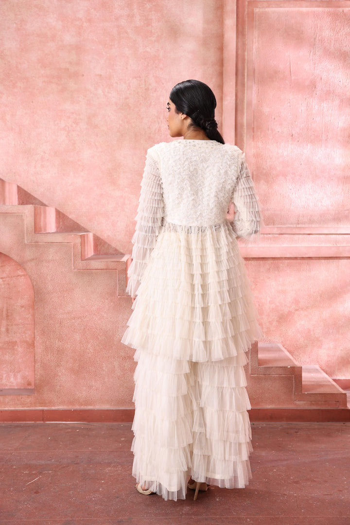 Hiya-Ruffled set - NSL FASHION PVT LTD