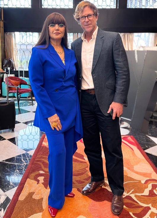 Neeta Lulla with cricket legend Jonty Rhodes at the NASSCOM Technology and Leadership Forum 2026.