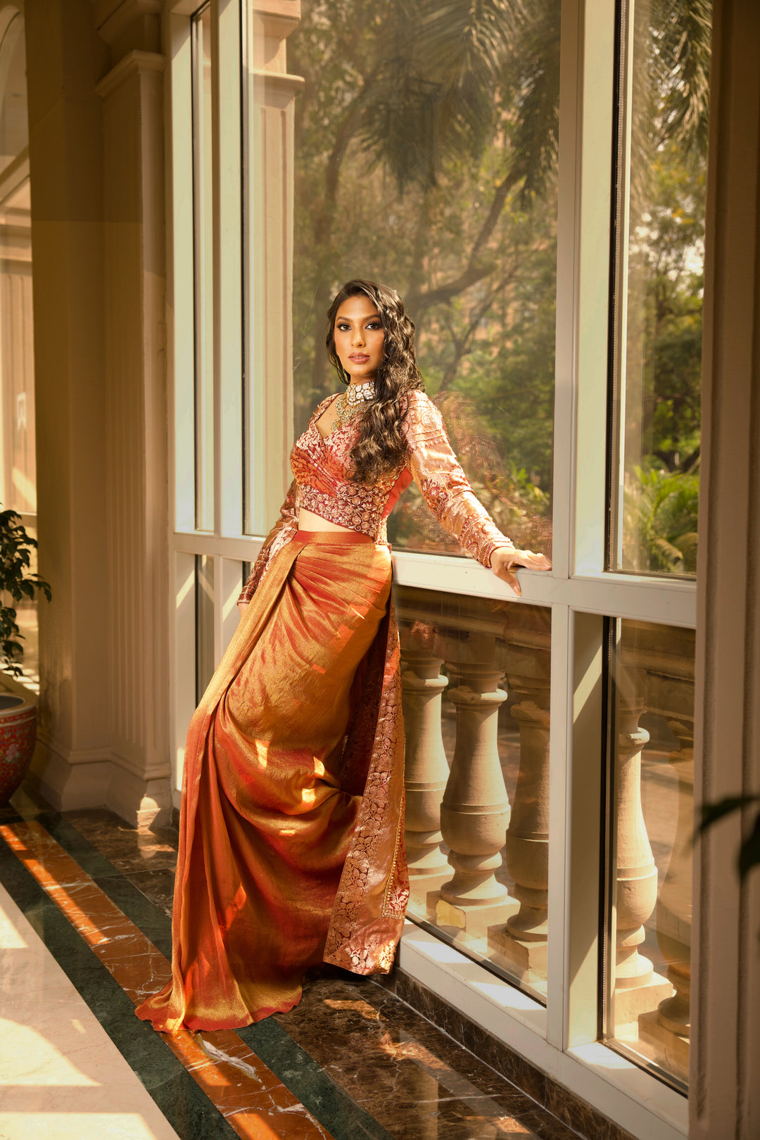 Timeless Modern Kanjeevaram Saree with Intricate Zardosi Art - NSL FASHION PVT LTD