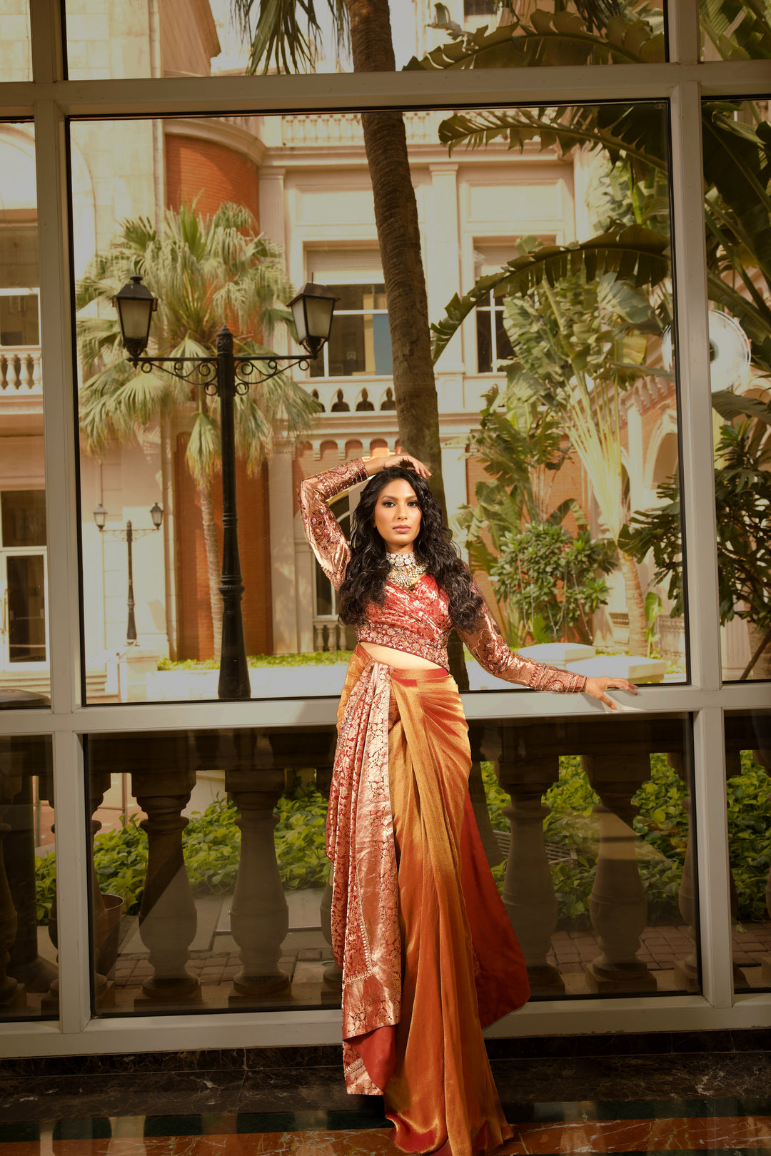 Timeless Modern Kanjeevaram Saree with Intricate Zardosi Art - NSL FASHION PVT LTD