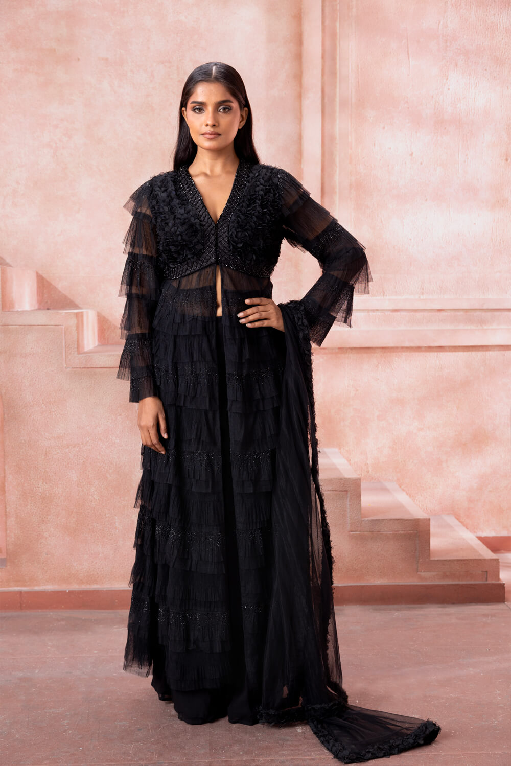 Nysa - Ruffled Set - NSL FASHION PVT LTD