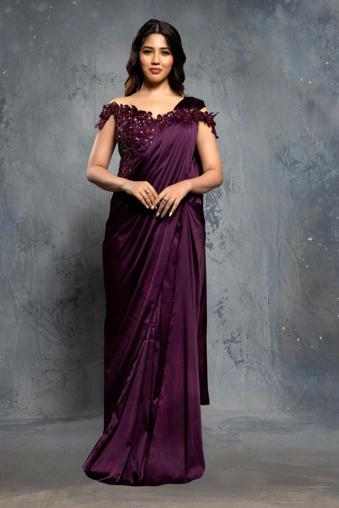 convert old silk saree into long gown dress Converted silk saree into a customised gown for a clientreuse your old saree into a beautiful gown should try it if you love ethnic fashion