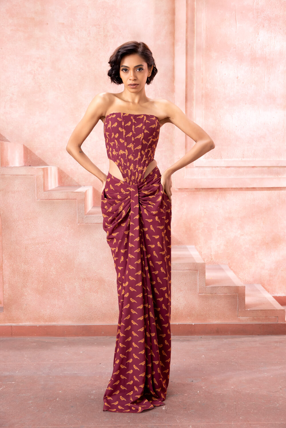 Ruha - Saree Gown - NSL FASHION PVT LTD