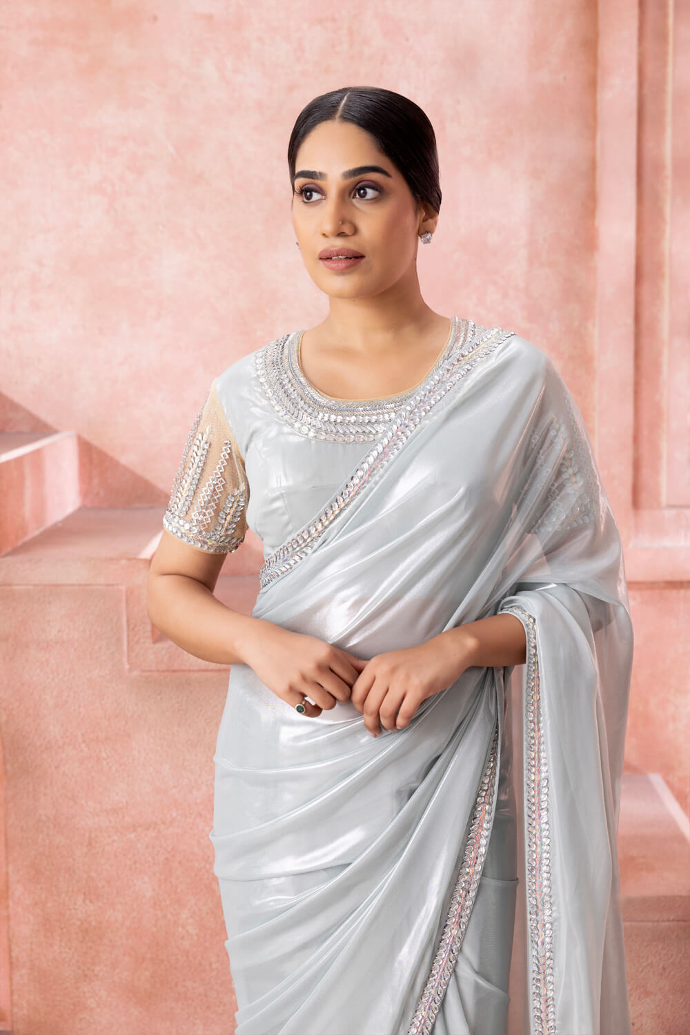 Shimmer Saree - NSL FASHION PVT LTD
