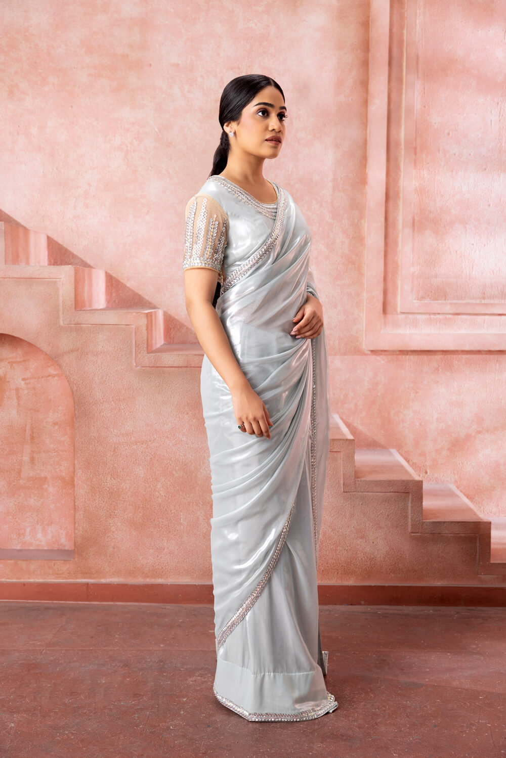 Shimmer Saree - NSL FASHION PVT LTD