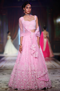 Chand Chhupa Lehenga by Neeta Lulla view 1