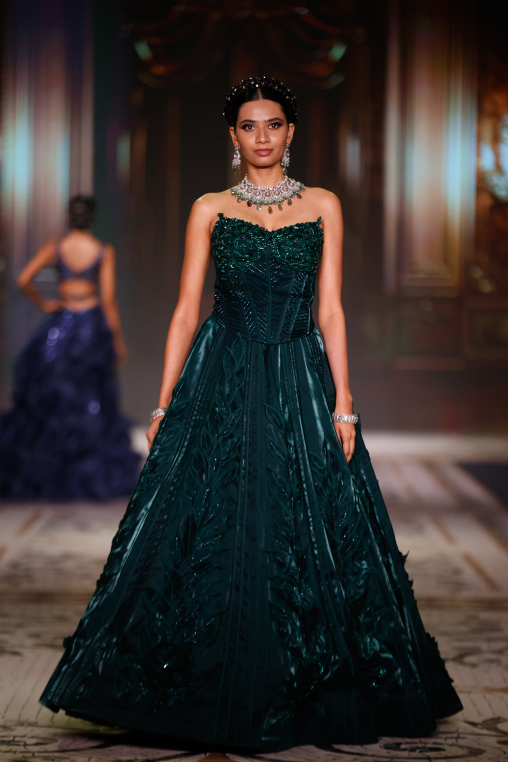Mastani Emerald Set by Neeta Lulla view 1