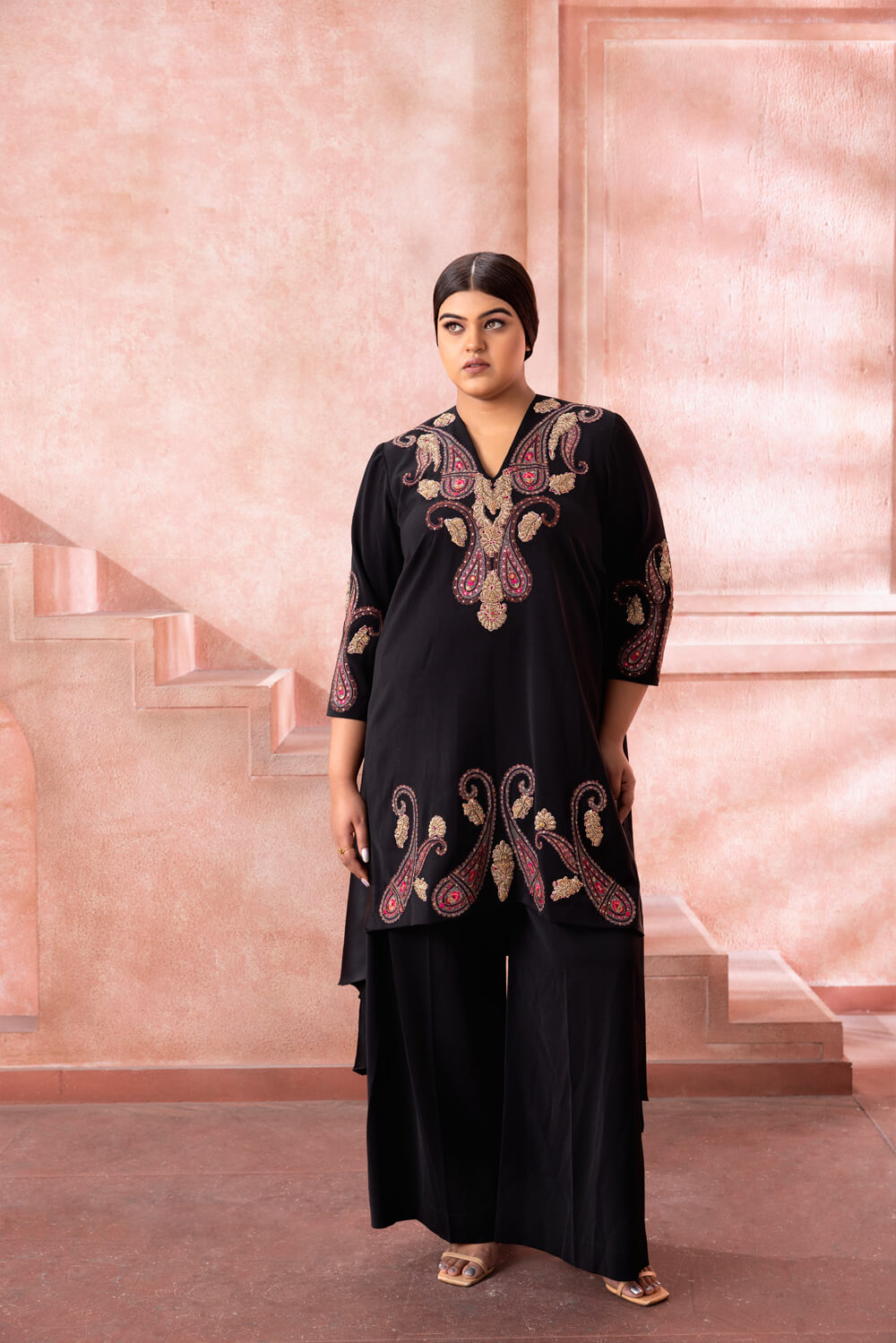 Yamika - Kaftan with Skirt - NSL FASHION PVT LTD