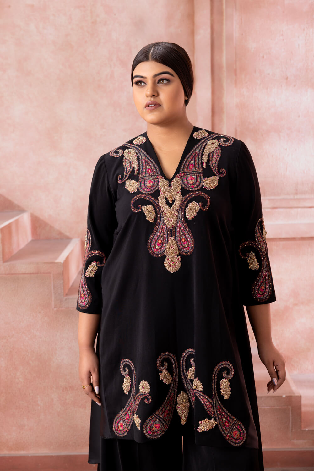Yamika - Kaftan with Skirt - NSL FASHION PVT LTD