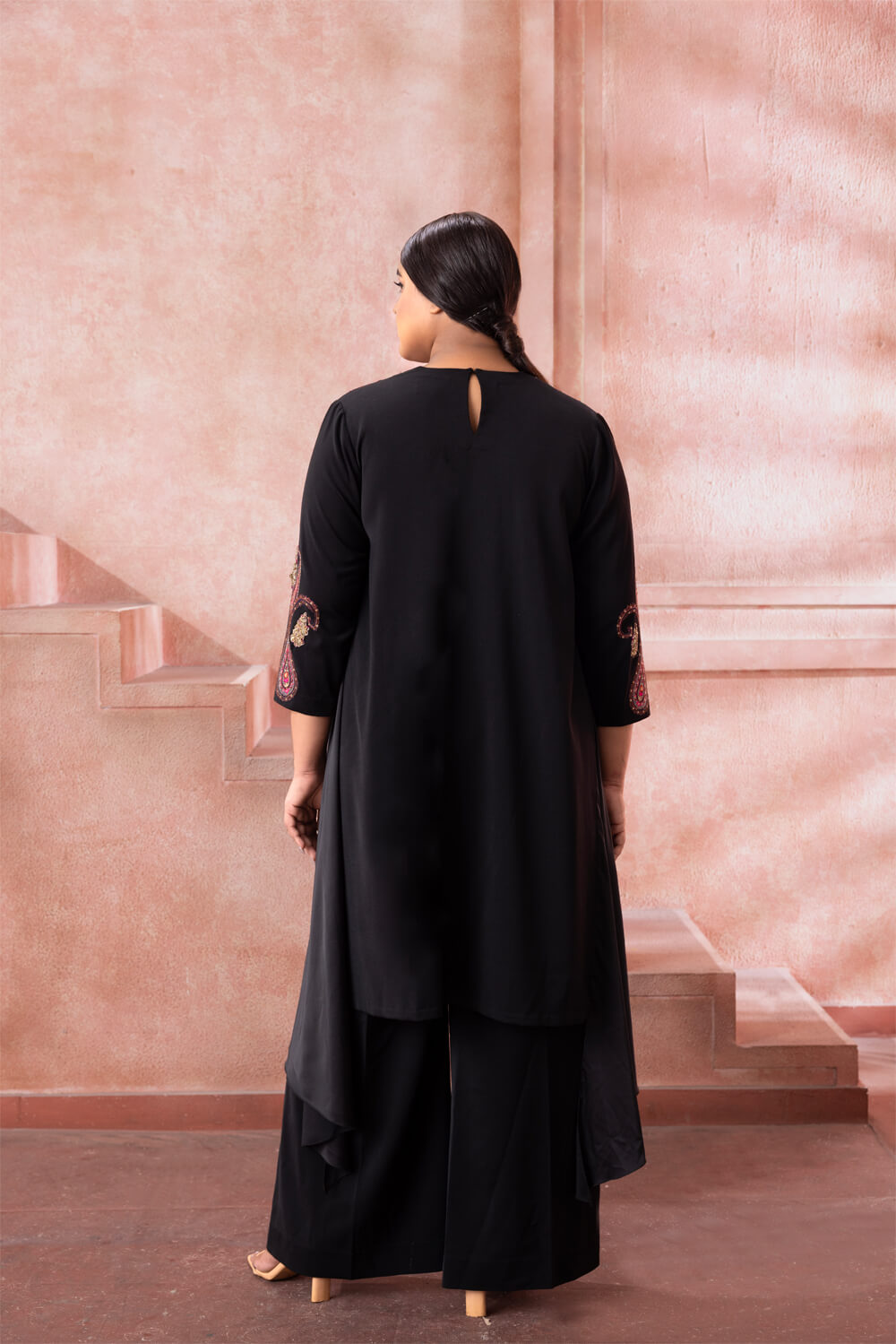 Yamika - Kaftan with Skirt - NSL FASHION PVT LTD