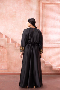 Zehra- Black Kaftan - NSL FASHION PVT LTD