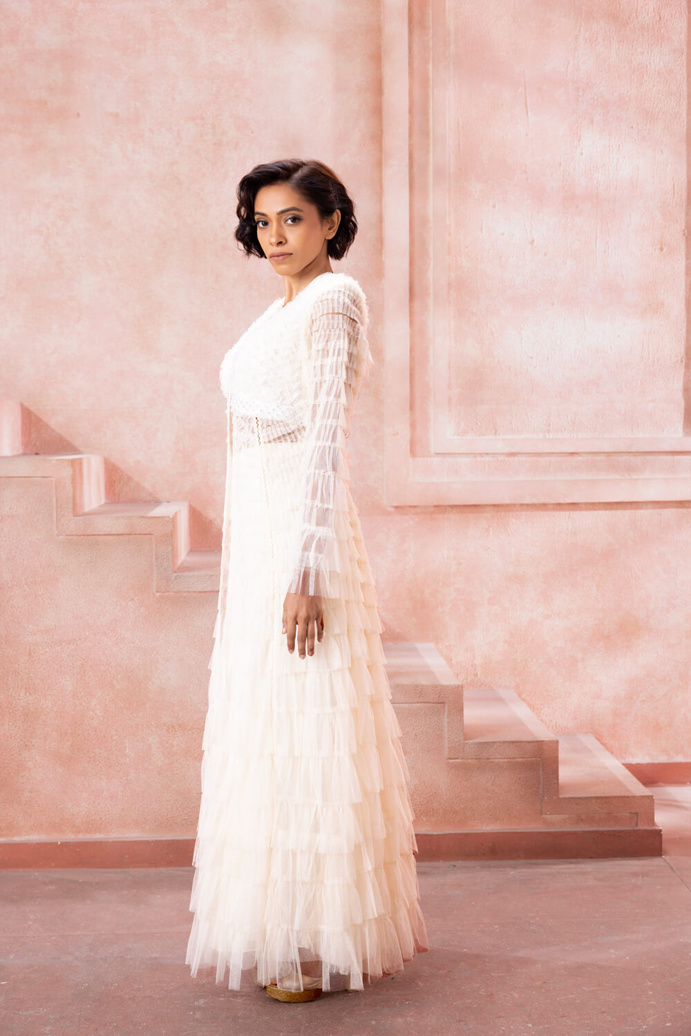 Ziya - Ruffled Set - NSL FASHION PVT LTD