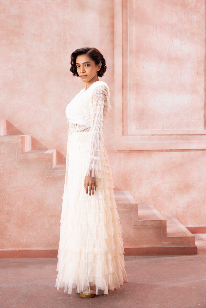 Ziya - Ruffled Set - NSL FASHION PVT LTD