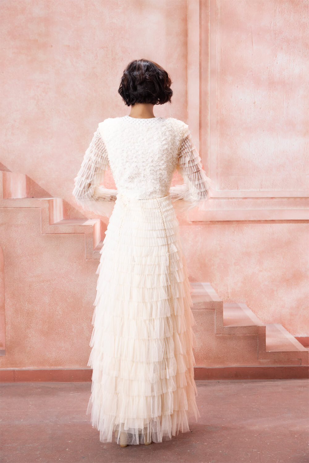 Ziya - Ruffled Set - NSL FASHION PVT LTD