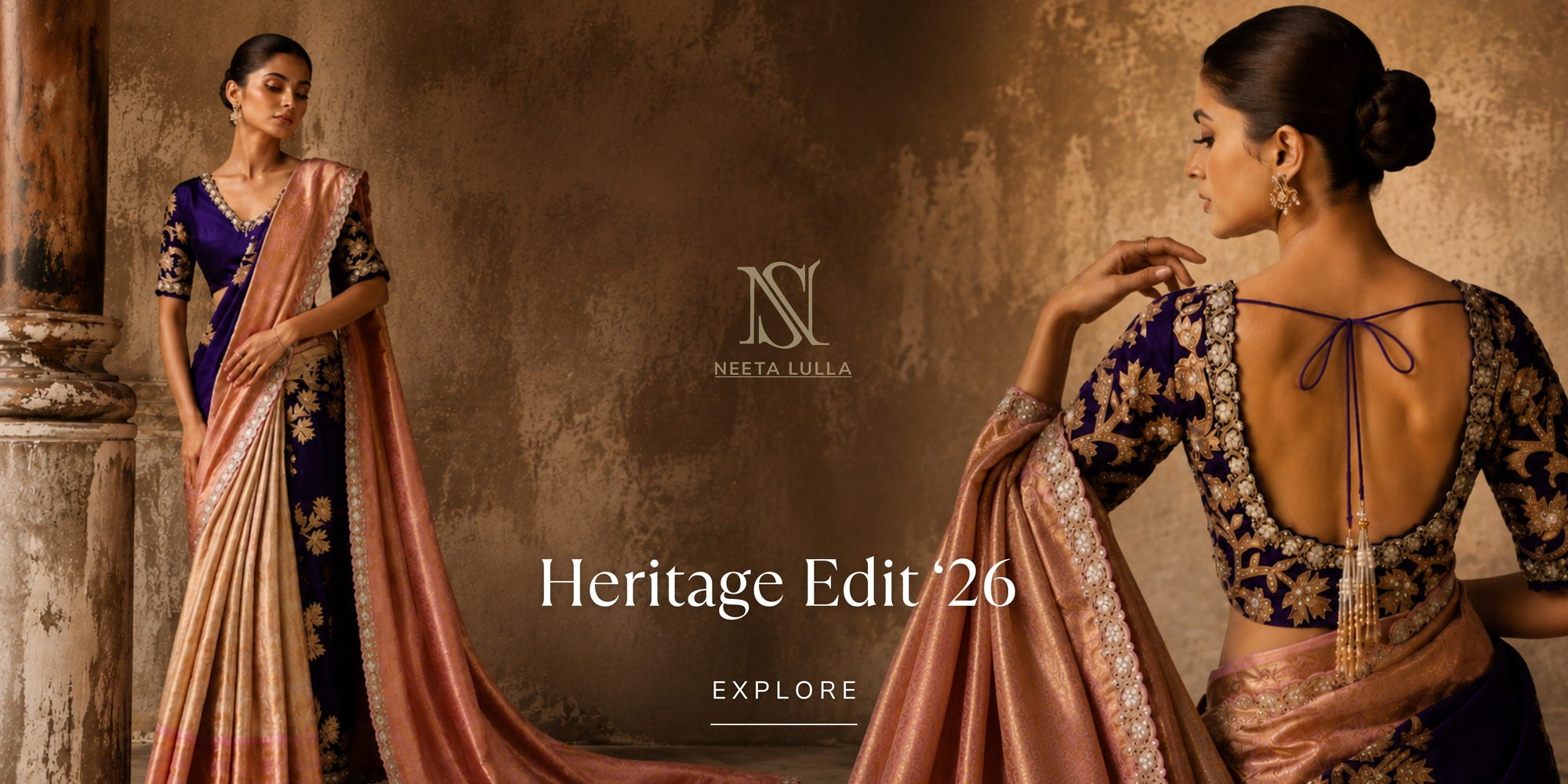 Neeta Lulla Kanjivaram Sarees - heritage silk sarees for weddings and festive occasions
